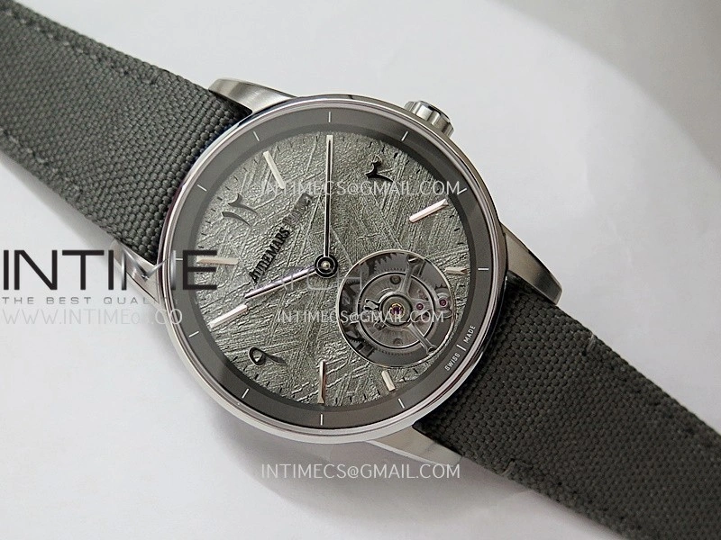 Code 11.59 Tourbillon SS APPF Best Edition Meteorite Dial On Gray Nylon Strap